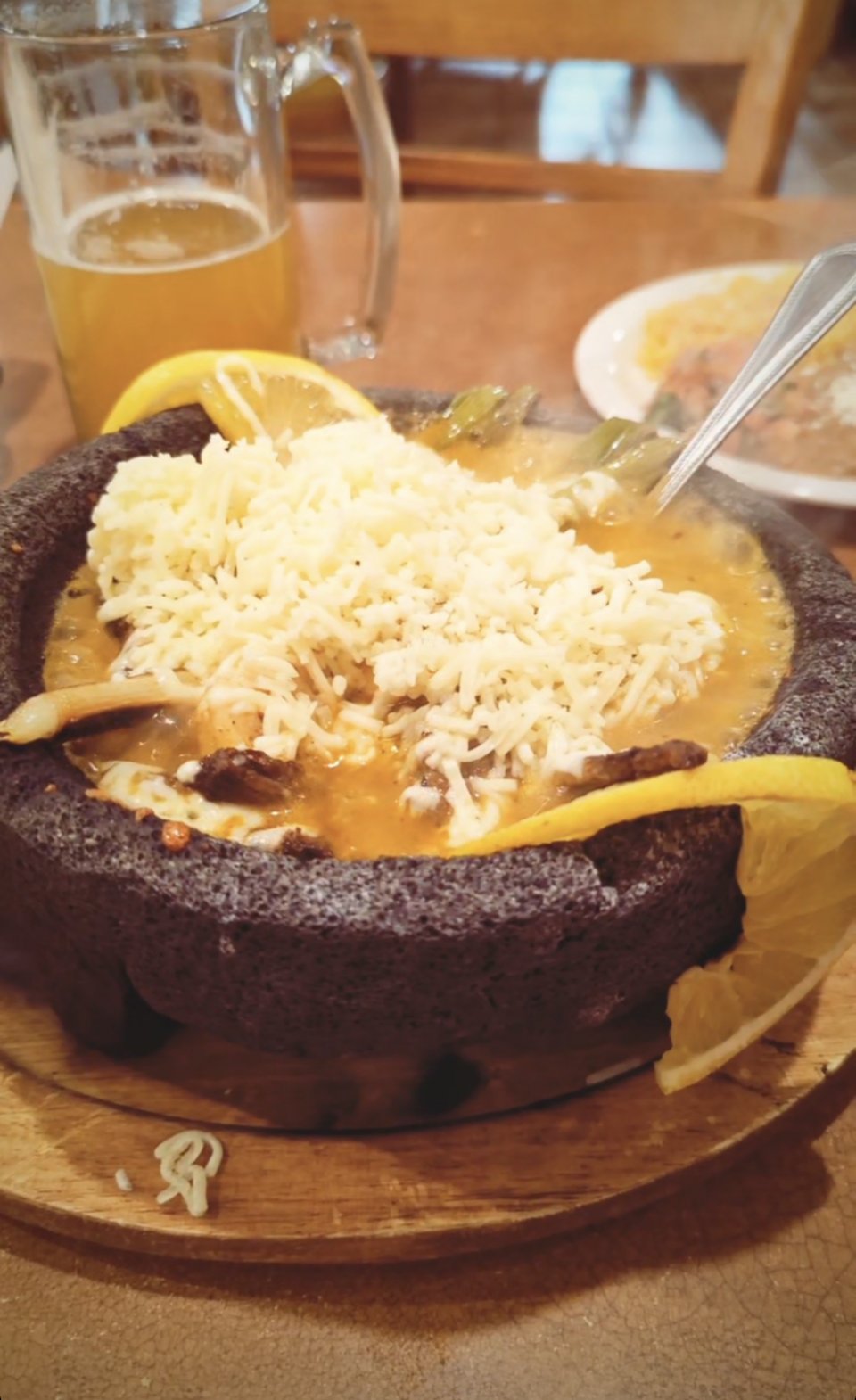 Beef & Shrimp Molcajete